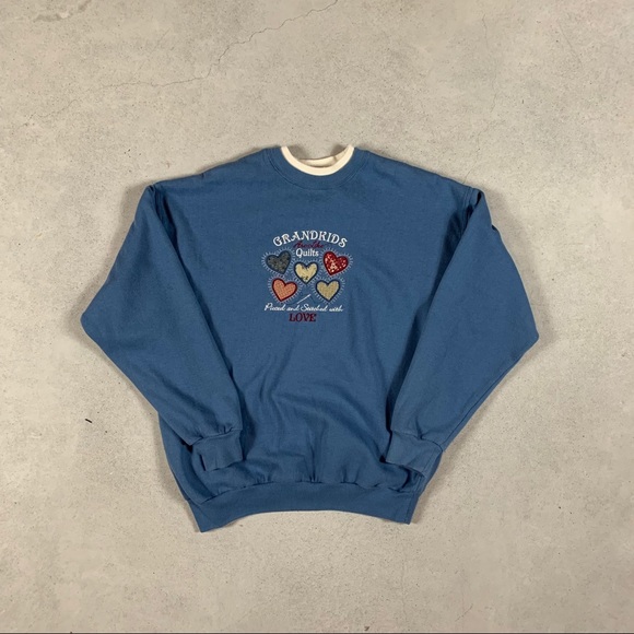 GRANDMA STITCHED CREWNECK - Picture 1 of 3